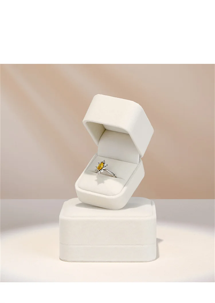 Oirlv Velvet Ring Box Classical Earring Necklace Bangle/Bracelet Case Jewelry Gift Box for Wedding Jewelry Display Storage Box