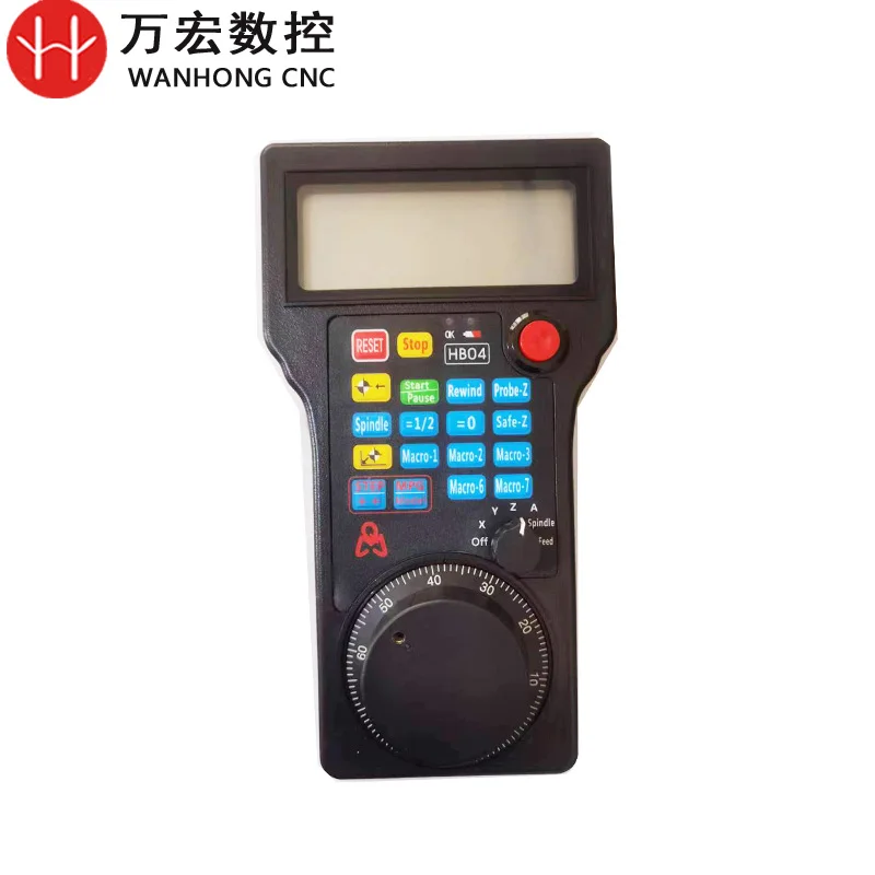 Беспроводной маховик с ЧПУ Mach3 HB04 Подвесной MPG 4-осевой пульт дистанционного управления для фрезерного станка с ЧПУ