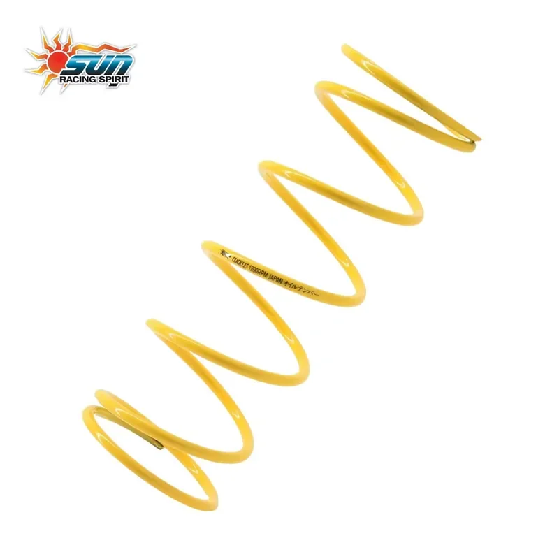SUN Racing New Yellow CLICK125 Scooter Steel Center Spring 1200RPM Durable Smooth Operation Taiwan Made for Retrofit/Upgrade - view 2