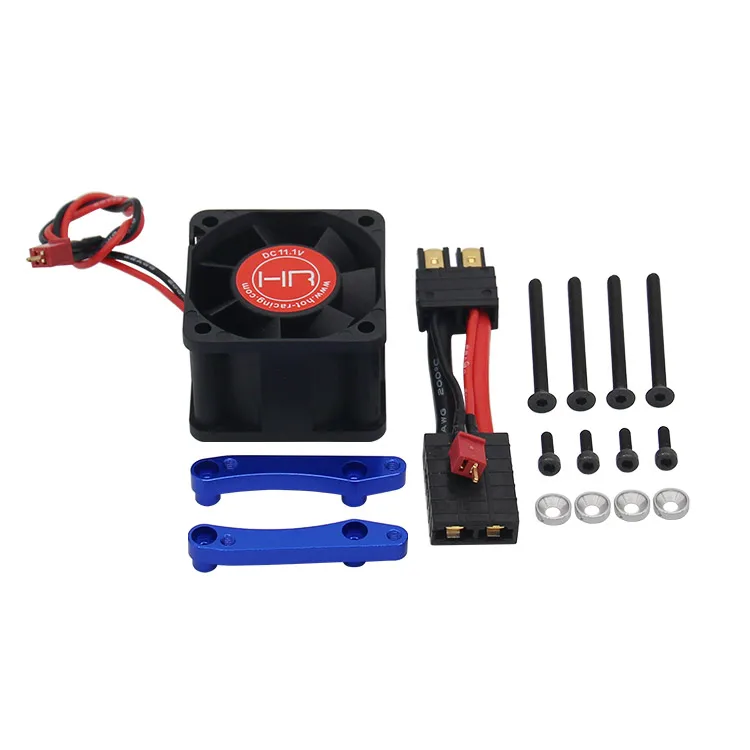 

Hot Racing Twister Blower Ball bearing 7 blade 40x40x28mm large cooling fan Motor cooler for 1/8 Traxxas Slesge