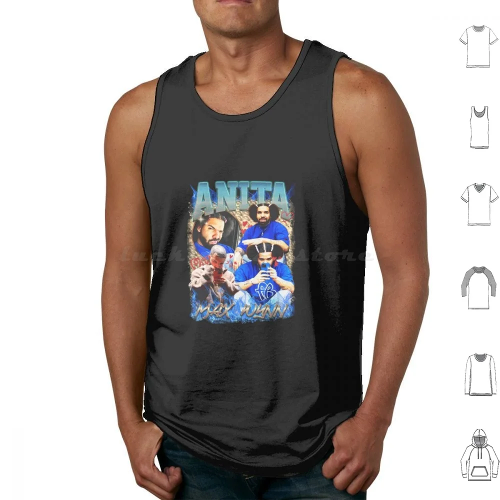 Anita Max Wynn Tank Tops Vest Sleeveless Drake Funny Zesty