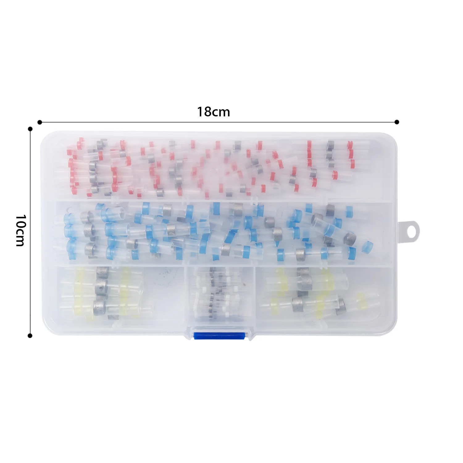 Heat /Shrink Solder Connectors Wire Terminals Kit Red Blue White Yellow For Car Truck Electrical Insulation /Accessories