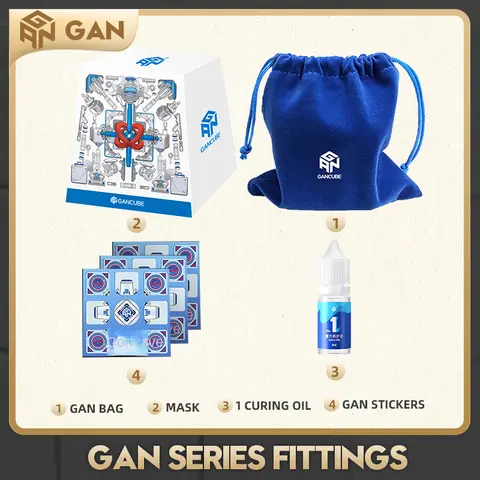 GAN 매직 큐브 마스크 세트 세일 스티커 보관 가방 No. 1 유지보수 오일 큐브 예비 부품 Best5 GAN 매직 큐브 마스크 세트 세일 스티커 보관 가방 No. 1 유지보수 오일 큐브 예비 부품 Best5