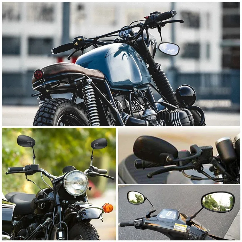 

Зеркало для мотоцикла Kawasaki Z1000/Z900/Z650/Z400/Z125 2003-2025 - алюминий с ЧПУ 360 ° Комплект вращения и антивибрации
