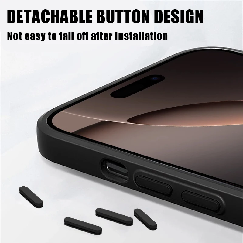 Durchscheinende, matte Handyhülle für iPhone 18, 17, 17e, 16, 15 Pro, 14, 13 Pro Max, mit Magsafe-Funktion, bunter Blumenmuster-Druck auf der Rückseite. – Detail 7