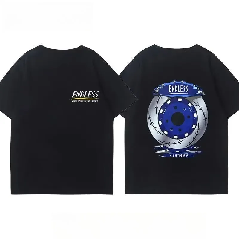 

Hentai Brake Pads Short Sleeve Forged Calipers User Cotton Men's T-Shirt Modified Car Culture Suit Motorcycle
