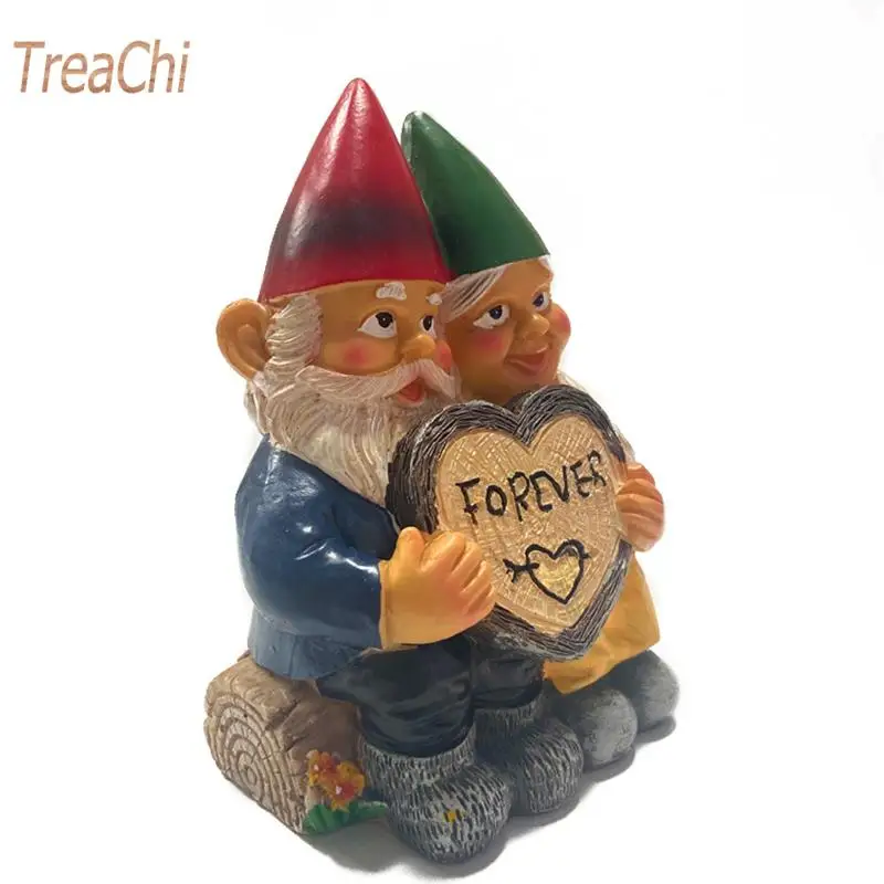 Garden Ornament Dwarf Resin Crafts Gnome Statue Old Man Christmas Gift Resin Ornament