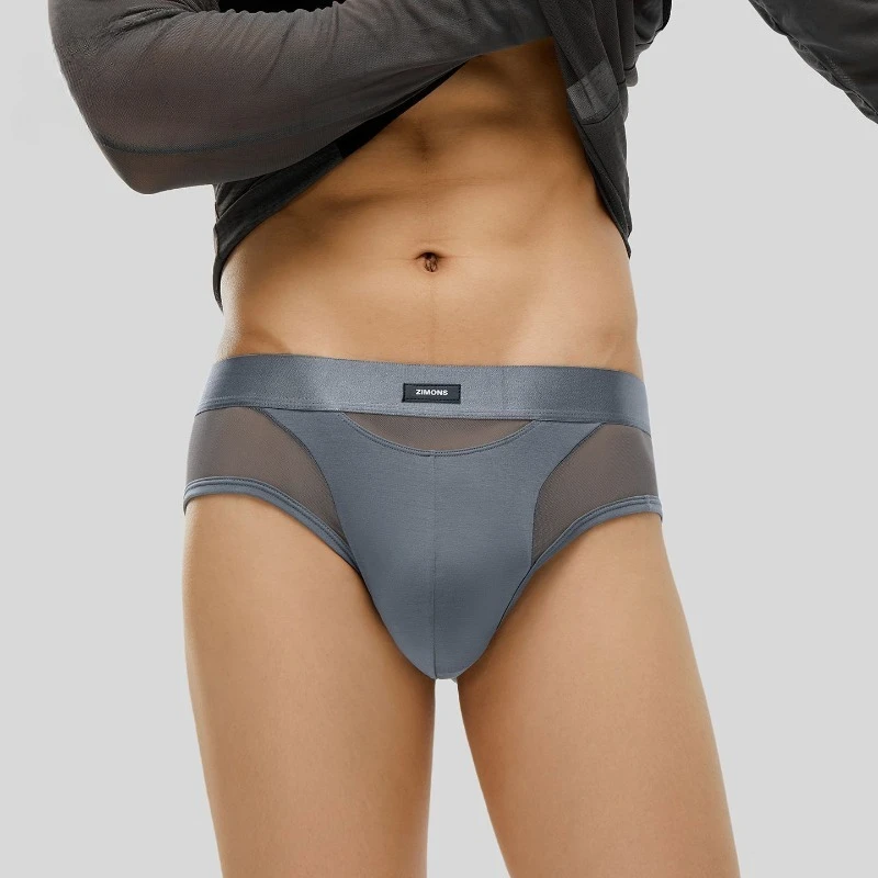 

Men Modal Briefs Hollow Out Fishnet Summer 2025 Breathable Sexy Underwear Seamless Triangle Shorts Comfortable Underpants