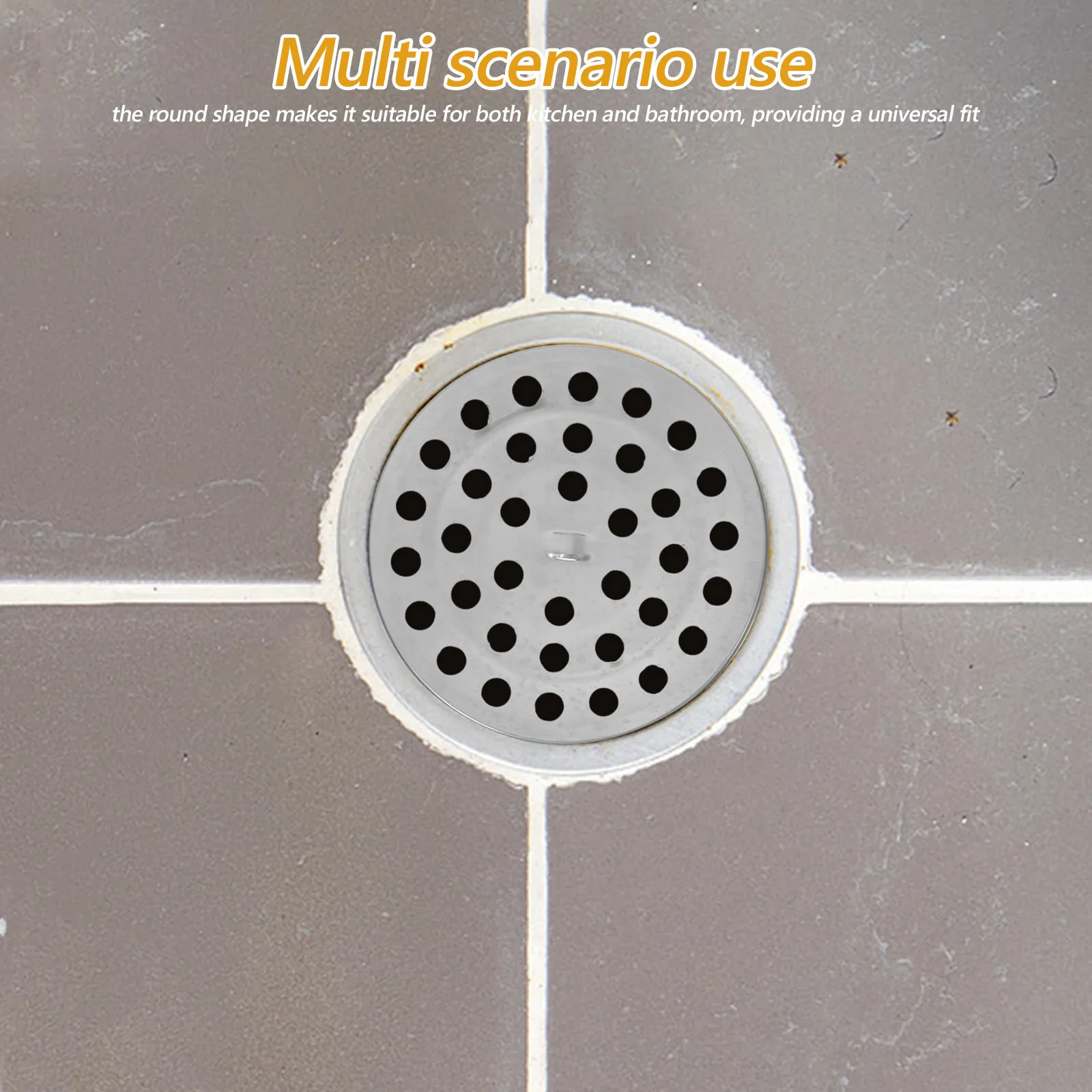 

Крышки для круглых напольных сливных люков из нержавеющей стали для кухни, ванной комнаты, душа, сетки-фильтры для волос, решетки для слива от засоров, крышки для ванн