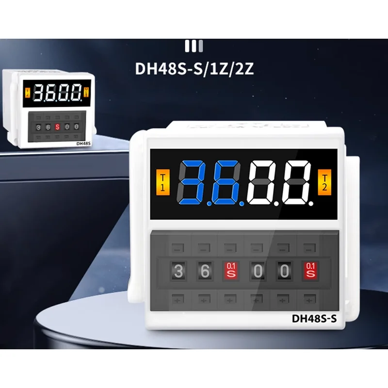 DH48S-S Digital Timer Relay Cycle Delay Control Unit for Electrical Control Systems