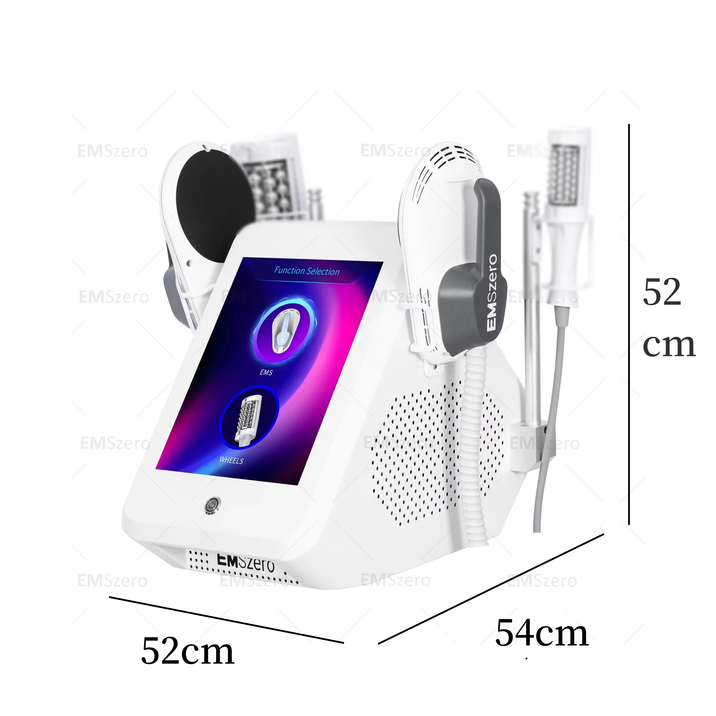 Myoslim 6500W 15 Tes RF Body Sculpt Device Muscle Stimulator Weight Loss Inner Ball Rolling  Magnetic Slimming Machine