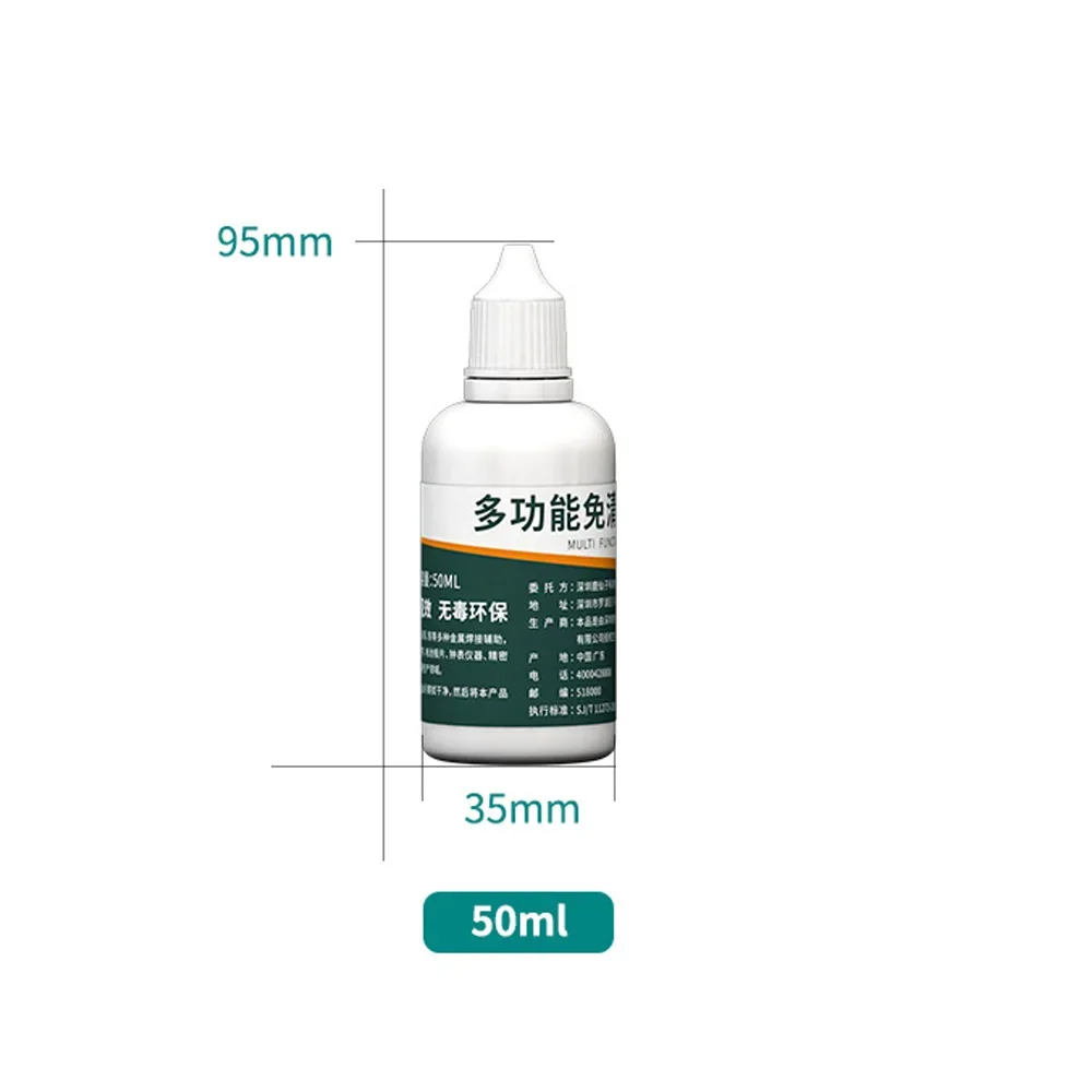 Imagem -06 - Fluxo Líquido Multifuncional para Solda 50ml Ferramenta Ambiental de Soldagem de Metal Fluxo de Reparo para Aço Inoxidável Cobre Ferro