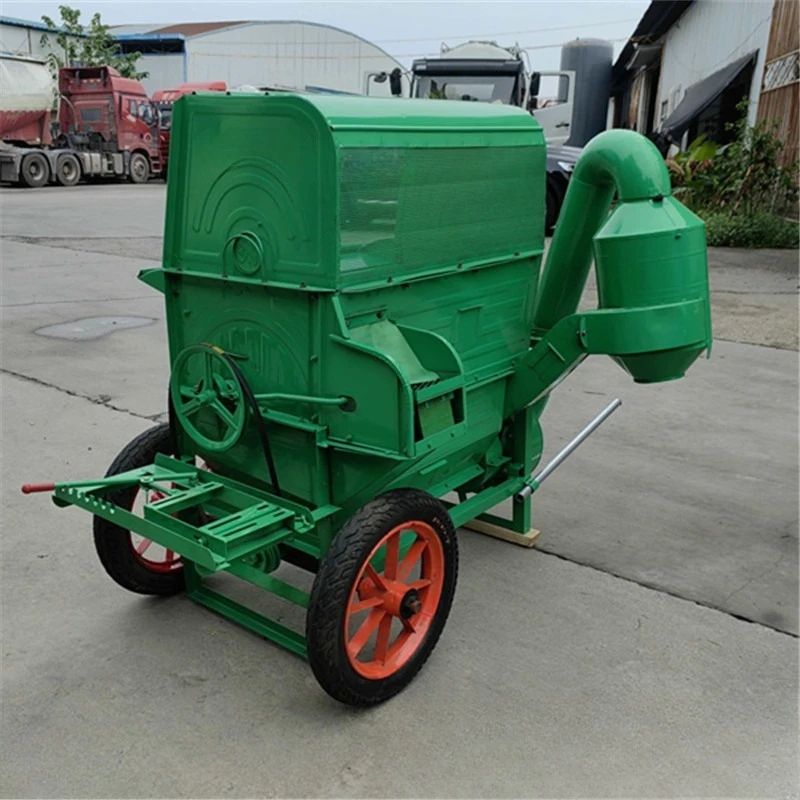 Automatic rice small household thresher multi-functional sorghum wheat agricultural harvester