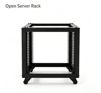 19" Open-Frame Server Cabinet – 5U to 32U Cold-Rolled Steel Network Rack