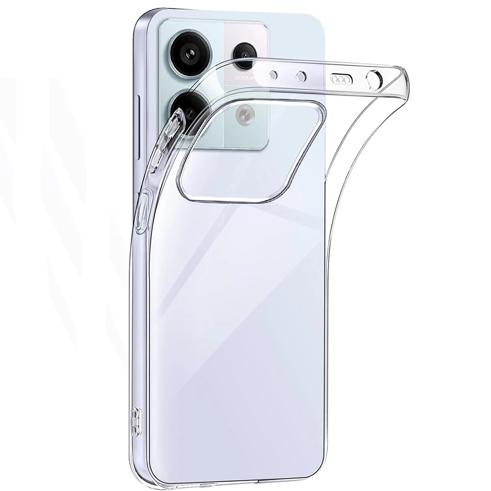 Ultra Thin Silicone Transparent Case For Xiaomi Redmi Note 13 Pro Plus Pro+ 4G 5G Clear Soft Shell For Redmi Note13 13Pro Bumper