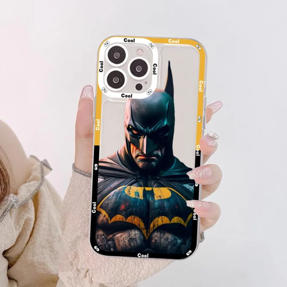 Cool B-Bat-mans Phone Case For IPhone 16 15 14 13 12 11 Pro Max XS X XR Mini Protective Cover