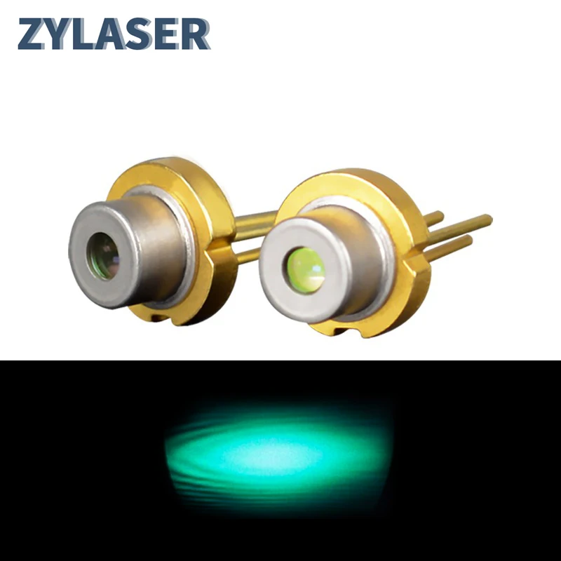 D5.6mm M type 505nm 30mw Laser Diode Module Green DIY Laser Sensor Diodes for Life Sciences, Medical Equipment