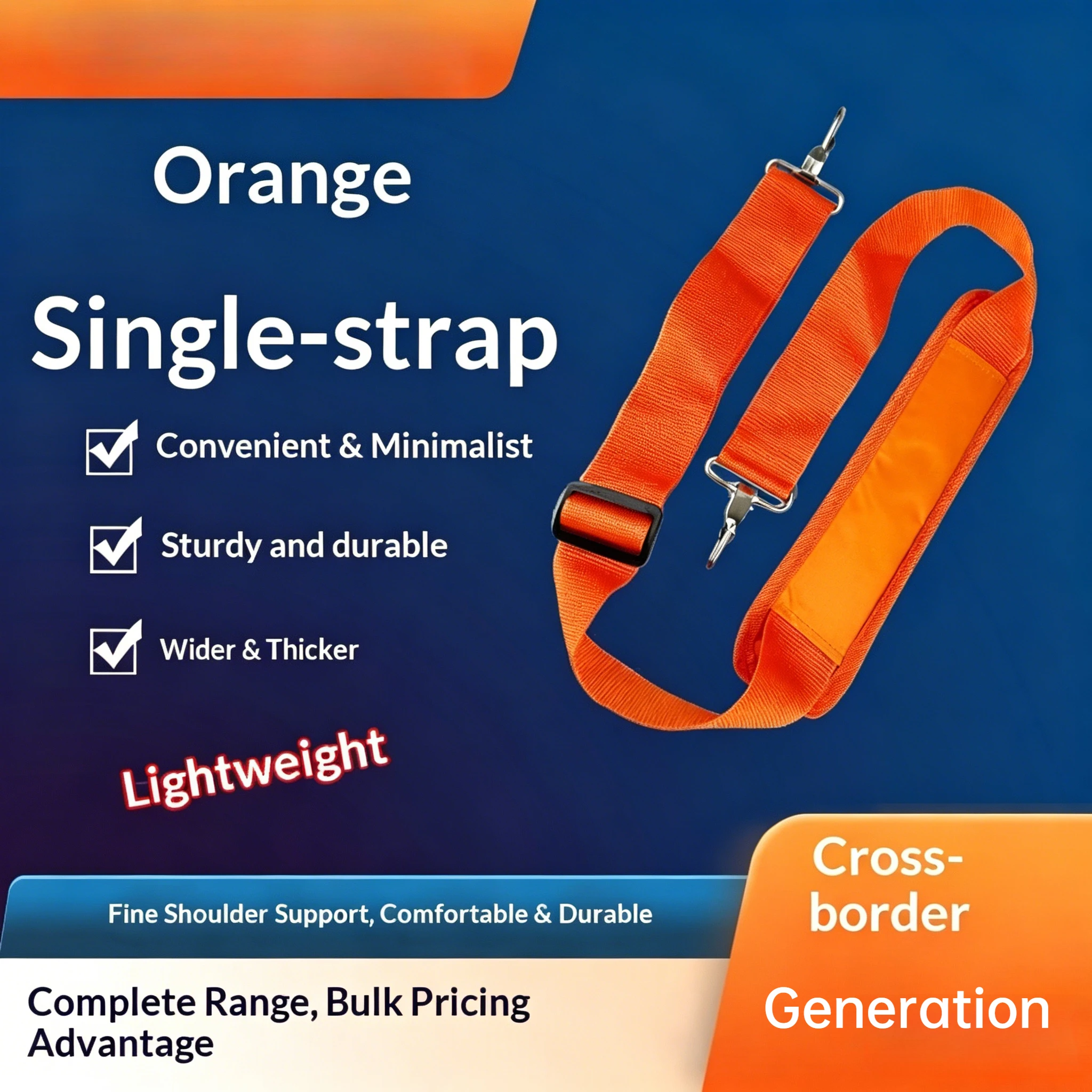 Adjustable Thick Padded Side Mount Double Shoulder Harness Belt Labor Saving For Lawn Mower Grass Trimmer Brush Cutter