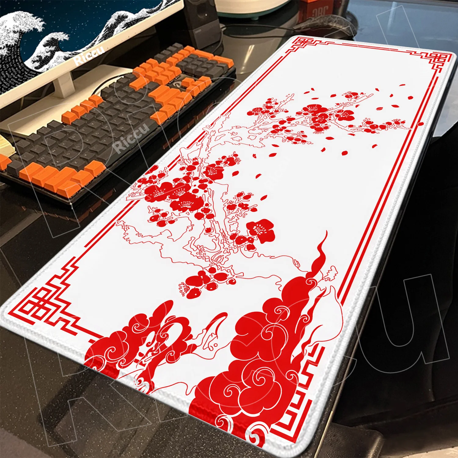 Japan Cherry Blossom Mouse Pad XXL Laptops Gaming Deskmat Sakura PC Mousepad Anime Office Carpet Gamer Keyboard Computer Desks