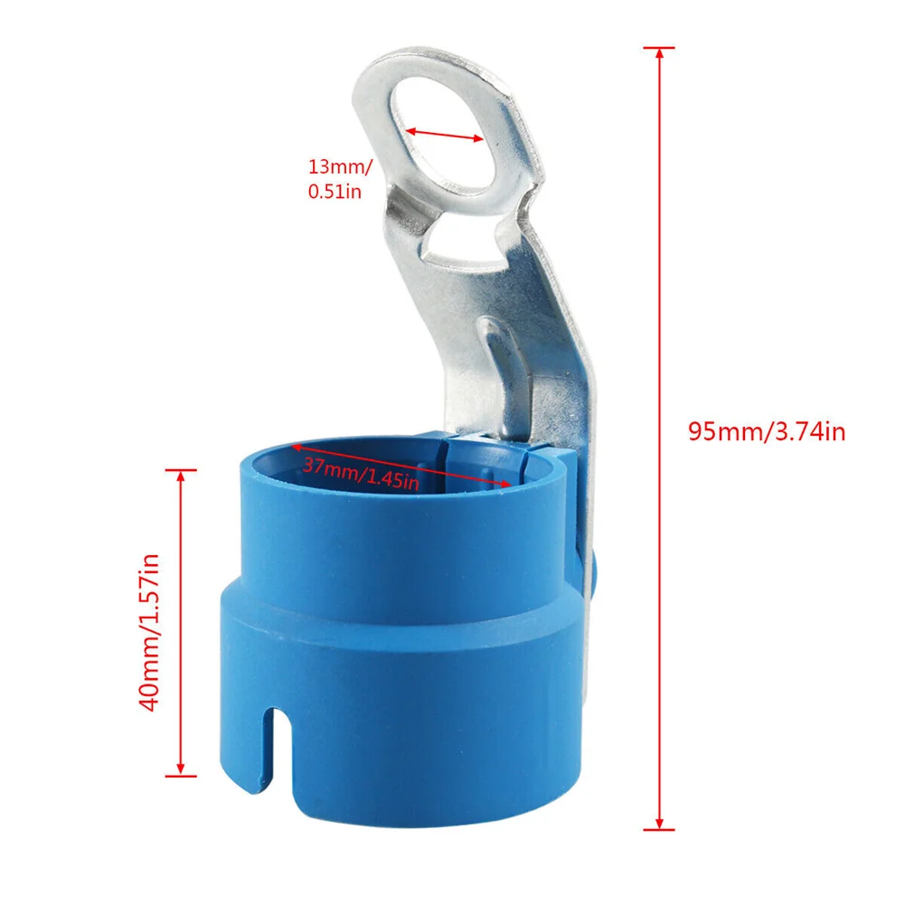 Weatherproof Trailer Plug Holder, ABS Material, Safeguards 7 and 13 pin Plugs, Easy Install on Trailer Drawbar