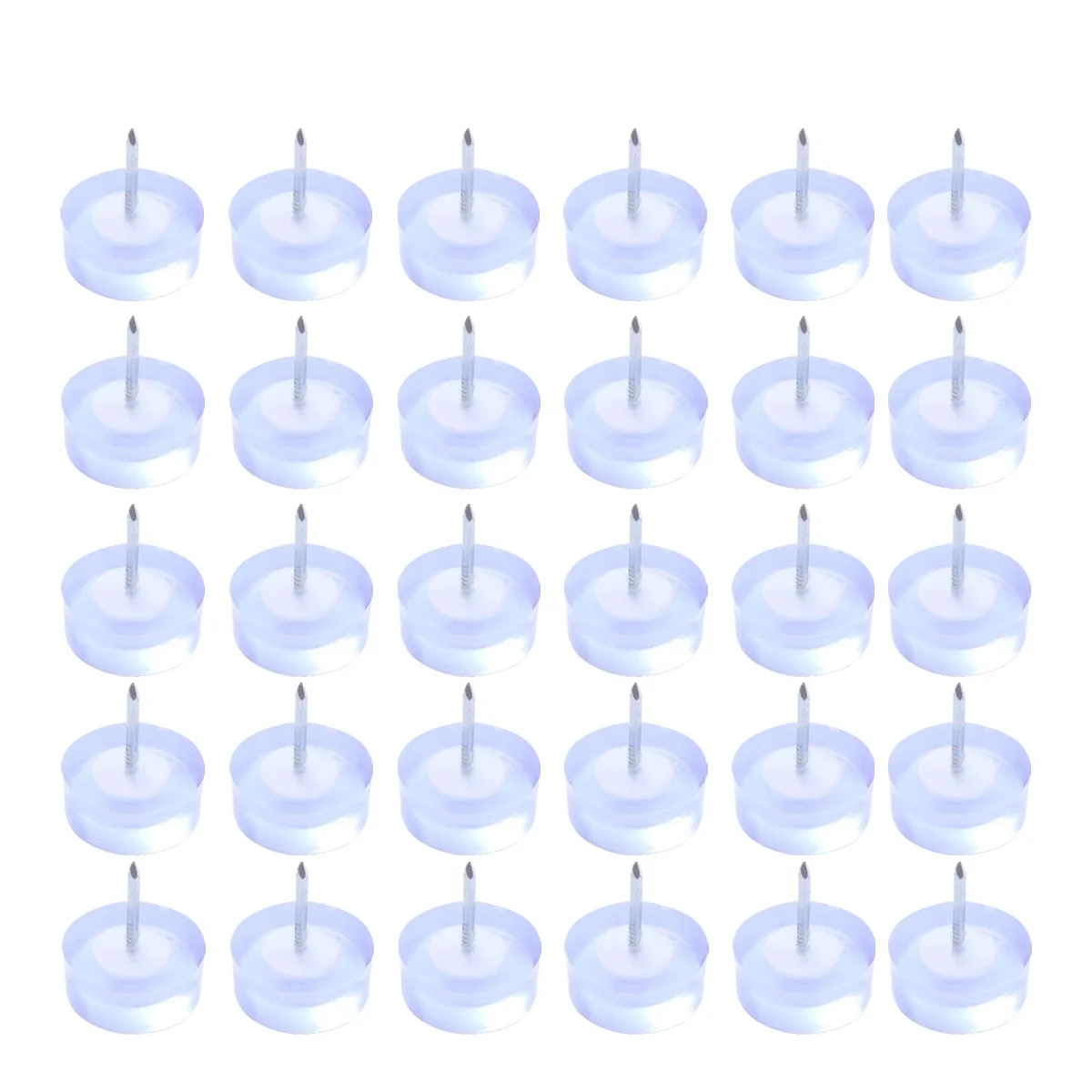 

30 шт. 10X20 мм кнопки для дивана, железные пластиковые направляющие для пола, регулятор высоты для мебельных ножек, прочные декоративные насадки для ногтей