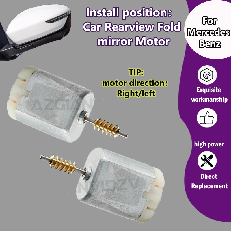 

AZGIANT For Mercedes Benz CLS-Class W219 CLS350/500/55/63 2004-2010 Car Power Exterior Folding Mirrors Motor R L FC-280ST-16200