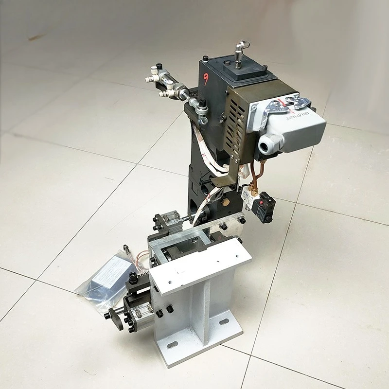 Edge banding machine with glue pot assembly, glue pot PUR free cleaning, Jidongnanxing manual reverse narrow side single pot