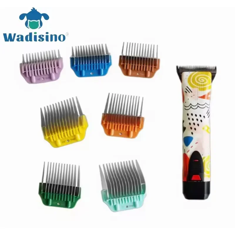 A5 Wide Guide Comb Pet Groomer for Dogs Stainless Steel ABS Removable Trimmer Guards Universal Clipper Blades Custom Logo