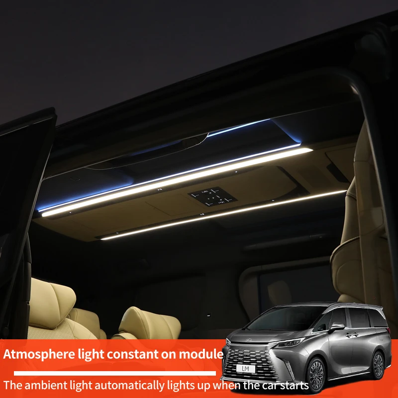 

Для Lexus LM350h LM500h 2023-2025 гг., модуль атмосферного освещения, аксессуары для модификации интерьера