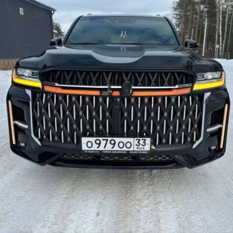 

Подходит для Toyota LC300MAX, комплект кузова, обновленная модификация заднего бампера на передней панели