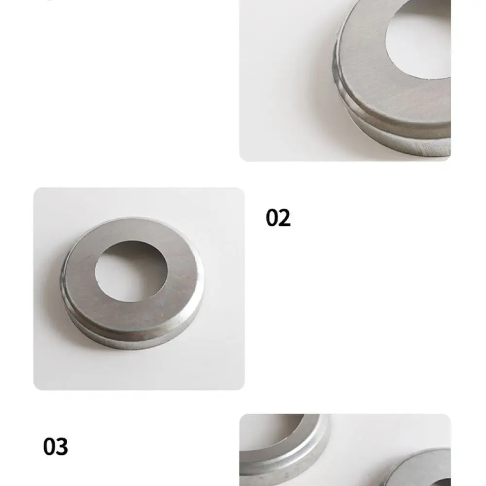 Durable Galvanized Round Pipe Decorative Cover Split Design Iron Base Trim For Outdoor Garden Railing Protection