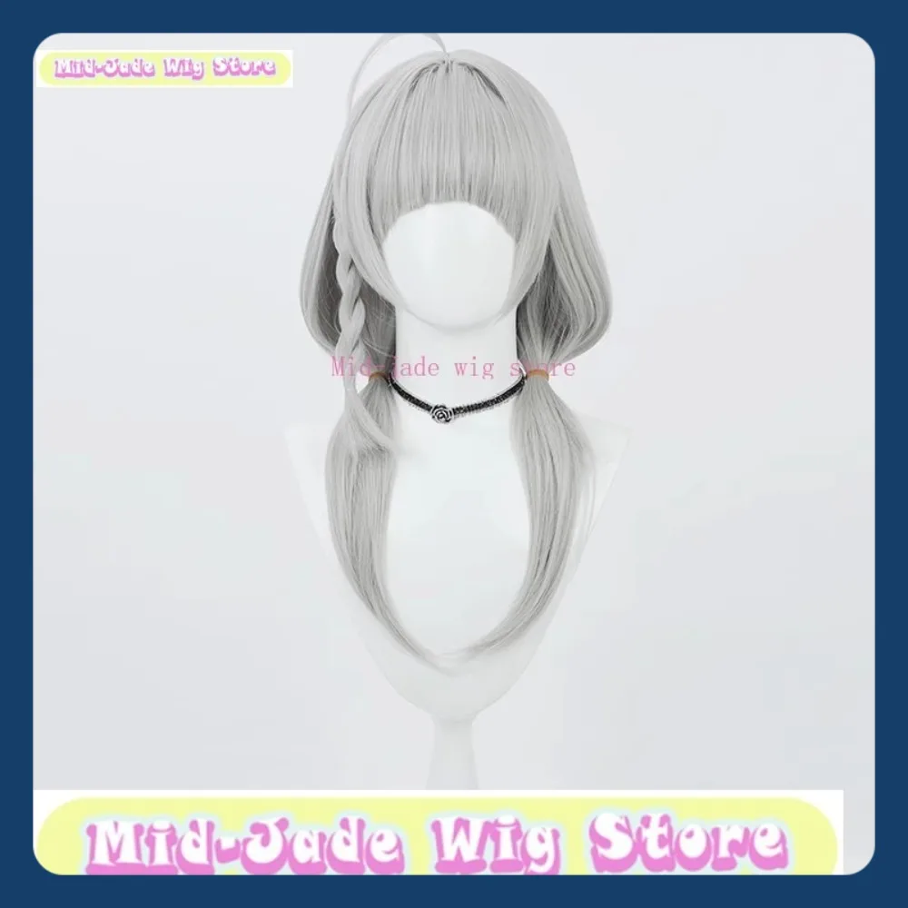 ミッドジェイドウィッグストアホロライブ第 2 世代さくら巫女コスプレウィッグアニメゲームロールプレイングハロウィンコスチューム小道具人工毛