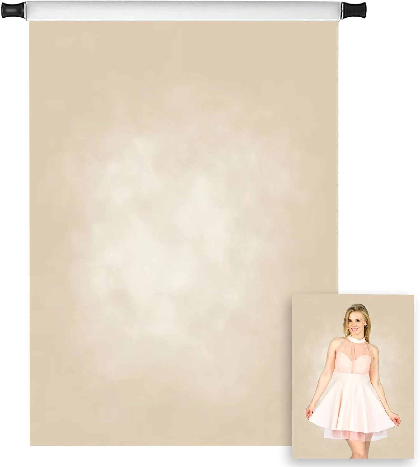 

Johnson Solid Tan Portrait Photoshoot abstract backdrops High quality computer print scenic Photography Studio Backgrounds