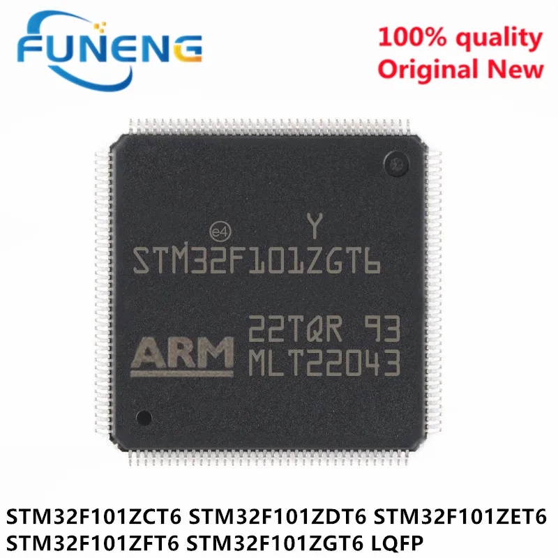 

1PCS 100% New original STM32F101ZCT6 STM32F101ZDT6 STM32F101ZET6 STM32F101ZFT6 STM32F101ZGT6 LQFP Microcontroller Chip