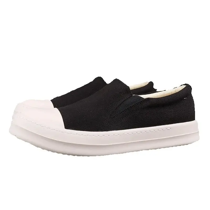

Men's Loafer Shoes Casual Canvas Luxury Trainers Women Sneakers High Street Autumn Flats Black White Male Designer Shoes