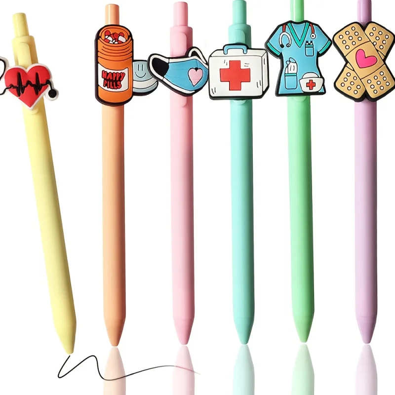 6pcs/nurse pen funny nurse work accessories for medical assistant nursing essential nurse week gift thank you gift
