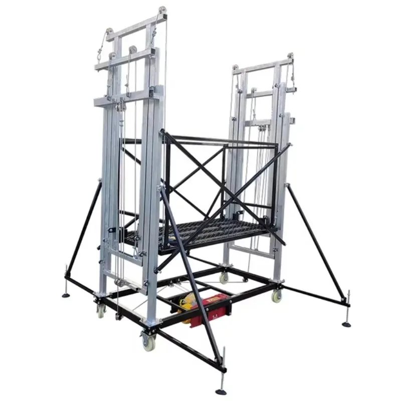 

11/12/13/14/15m Electric Scaffold Lift Folding Lift Platform Folding Household Project Handling