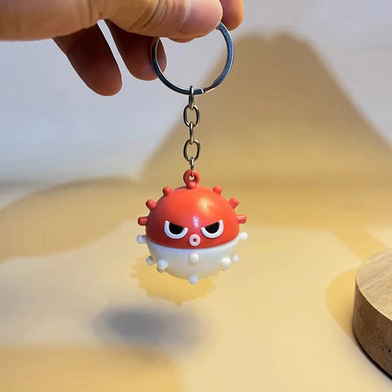 Cartoon Funny Fish Keychain Cute Fashion Fish Pendant Creative Three-dimensional Fish Backpack Decoration Accessories Gifts