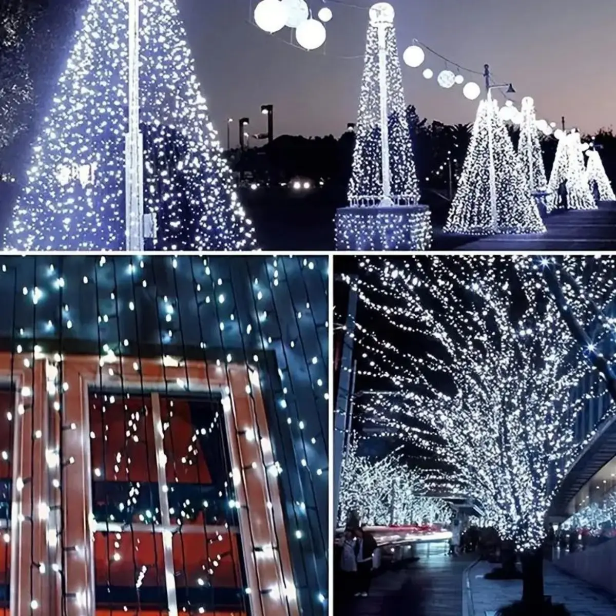 1PC 7M/12M/22M Solar energy decorative lights courtyard waterproof LED lights string star outdoor camping atmosphere lights