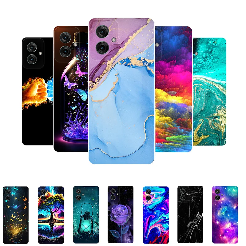 

For Coque Moto G55 Case Soft Silicone Marble Back Cover Phone Case for Motorola Moto G55 5G G 55 Fundas MotoG55