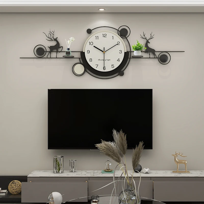Design Minimalist Wall Watch Quartz Xenomorph Bedrooms Aesthetic Digita Wall Watch Living Rooml Reloj Pared Home Decoration