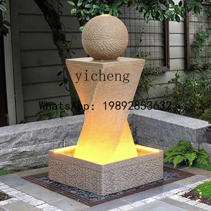 X1Fountain Ornament Circulating Water Living Room Landscape Entrance New Home Light Luxury Decoration