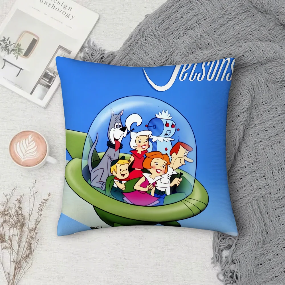 

Милая наволочка с рисунком J-Jetsons, квадратная, для дивана, с узором, удобная, подходит для комнаты.