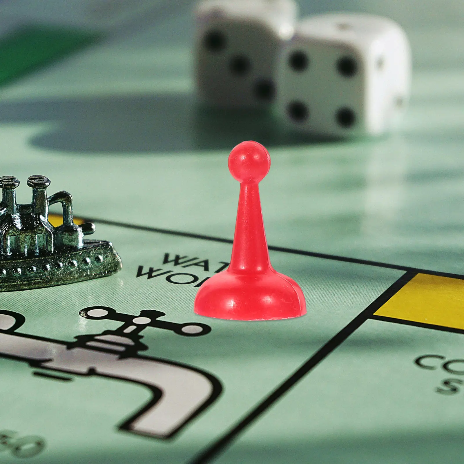 

32Pcs Flying Chess Game Accessories: Colorful Plastic Board Game Pieces for Tabletop Replacement Components Fun Family Night