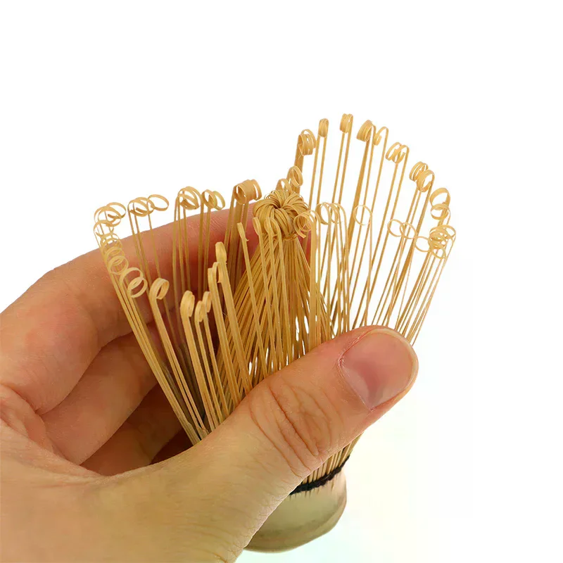 Brosses à thé vert, fouet à matcha traditionnel, fouet à matcha réutilisable en bambou, Chasen, agitateur à matcha compatible lave-vaisselle, Matcha