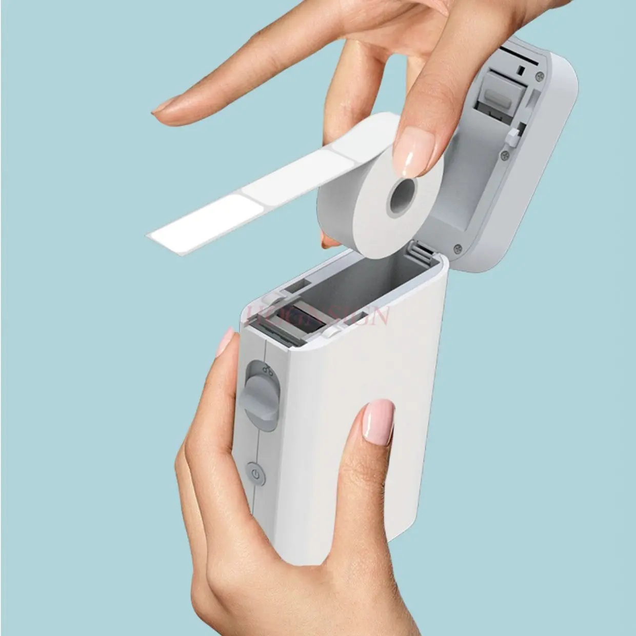 1pcs Label Printer Bluetooth Adhesive Printer Memo Barcode Machine