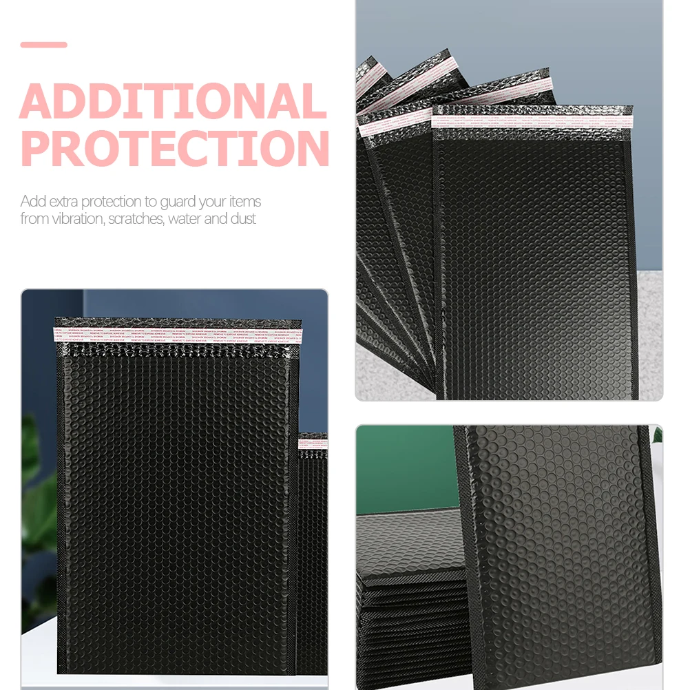 20Pcs Padded Shipping Envelopes Bubble Mailers with Self Adhesive Closure for Safe Mailing of Fragile Items Dustproof Shaking