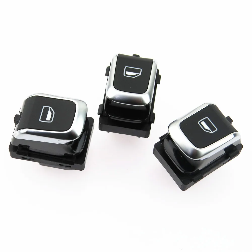 

SCJYRXS Chrome Electric Power Window Side Switch Control Button For Audi Q3 A7 RS6 A8 A6 8KD 959 855 A 4GD 959 855 8KD 959 855A