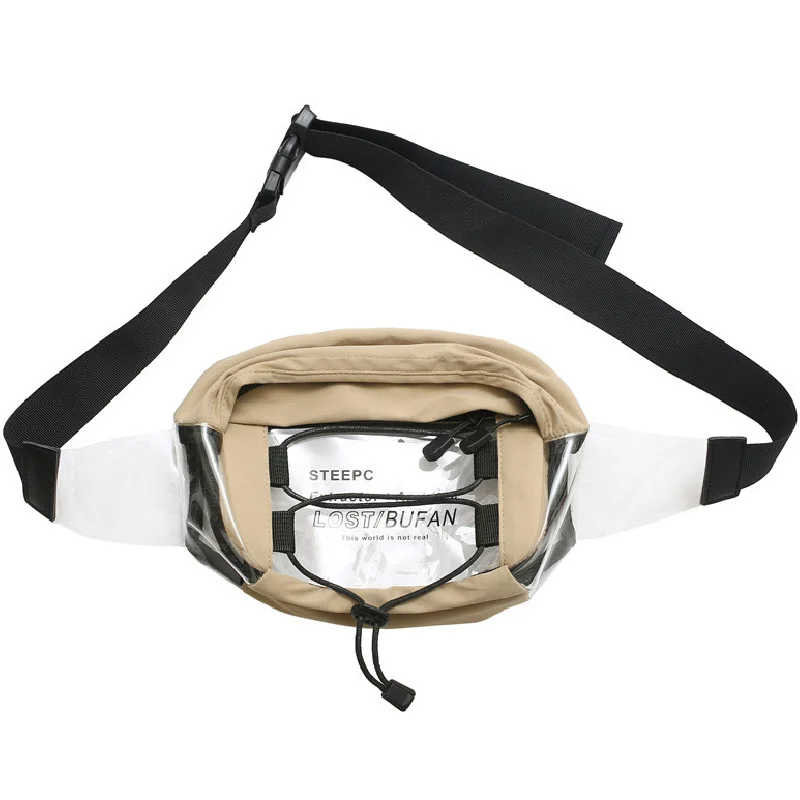 PVC Transparente Unisex Waist Packs, Crossbody Bag, Peito, Casual, Viagem, Compras, Carta, Nova Moda, Em Estoque, Alta Qualidade, 2022