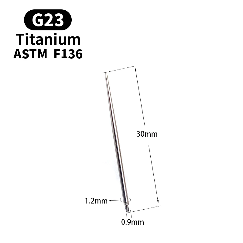 G23 Titanium Puncture Needle Guide Needle Piercing Tool For Belly Lip Ear Eyebrow Piercing Body Piercing Tool Jewelry Tools